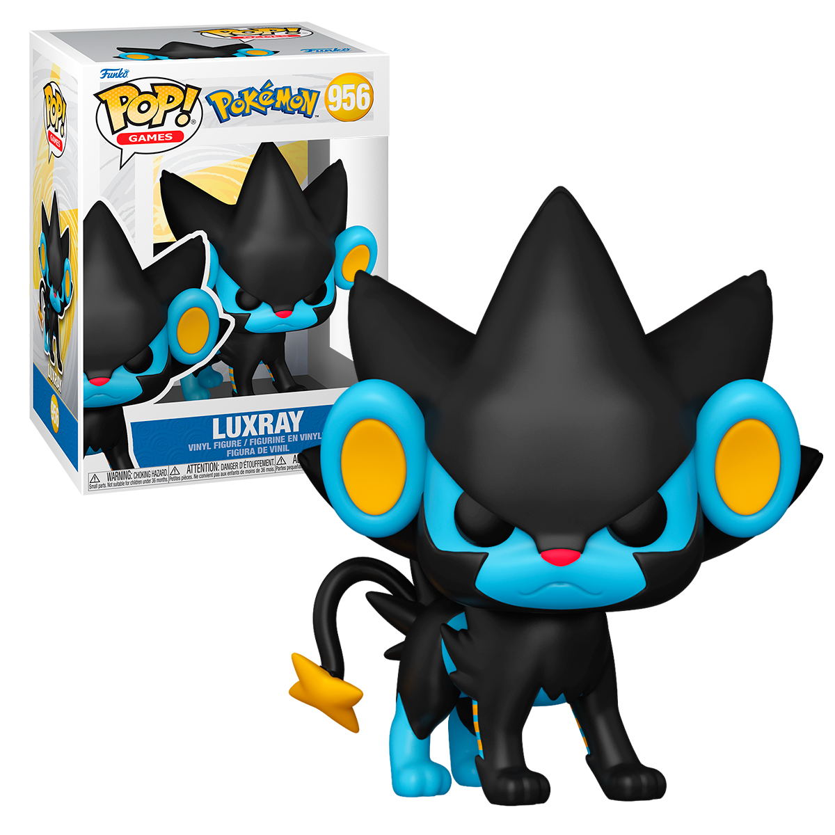 Foto 4 pulgar | Funko Pop Luxray 956 Pokedex 405 Pokémon Videojuego Ánime