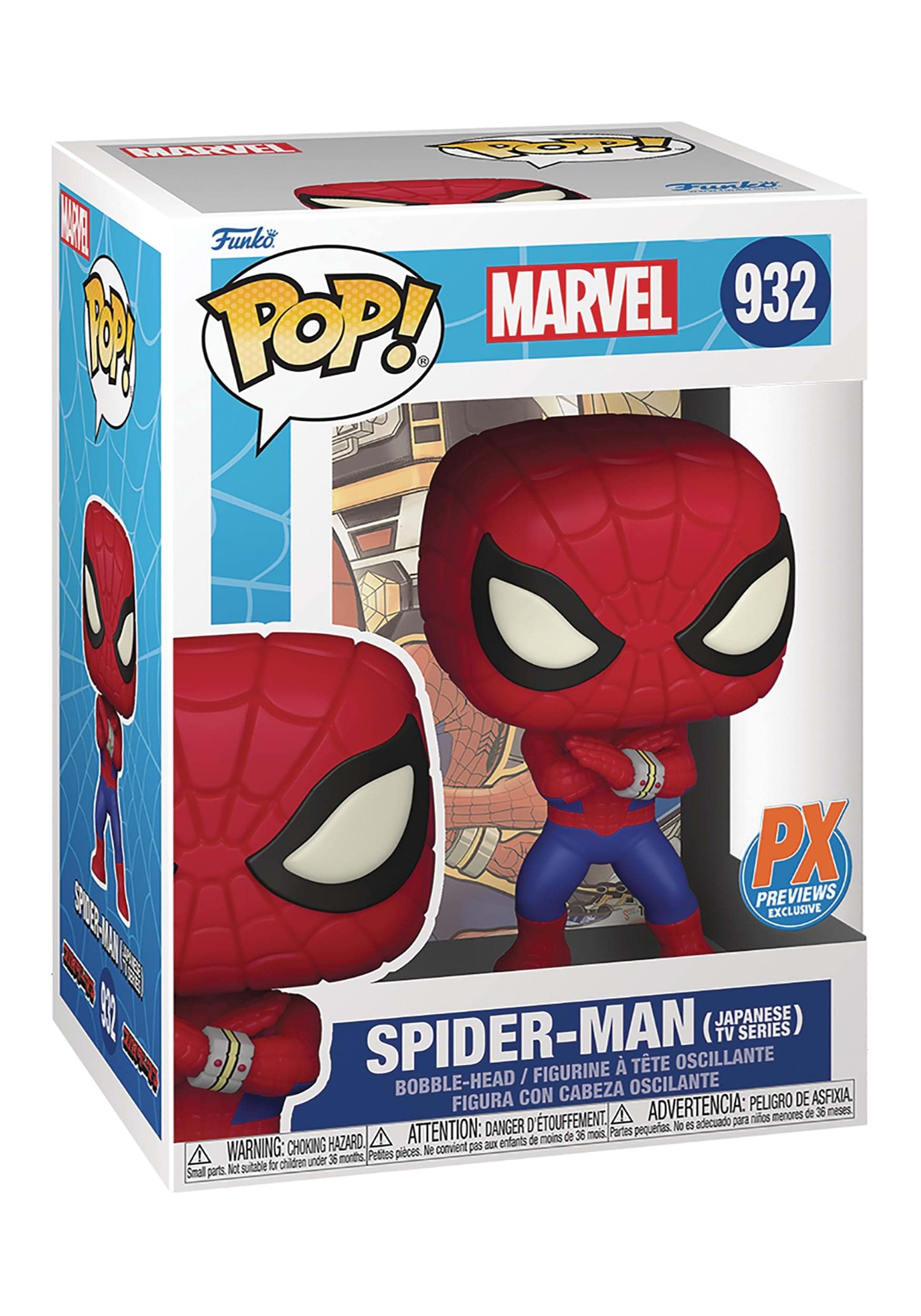 Foto 3 pulgar | Funko Pop Marvel Spider-Man - Serie de Televisión Japonesa - Venta Internacional