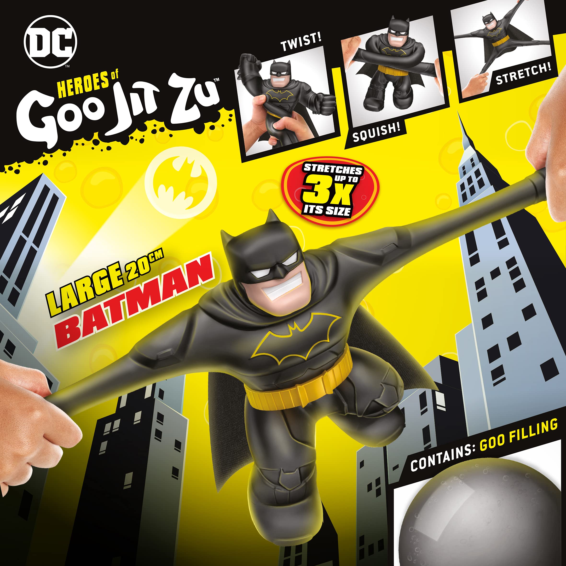Foto 6 pulgar | Figura Heroes Of Goo Jit Zu DC Supagoo Batman - Venta Internacional