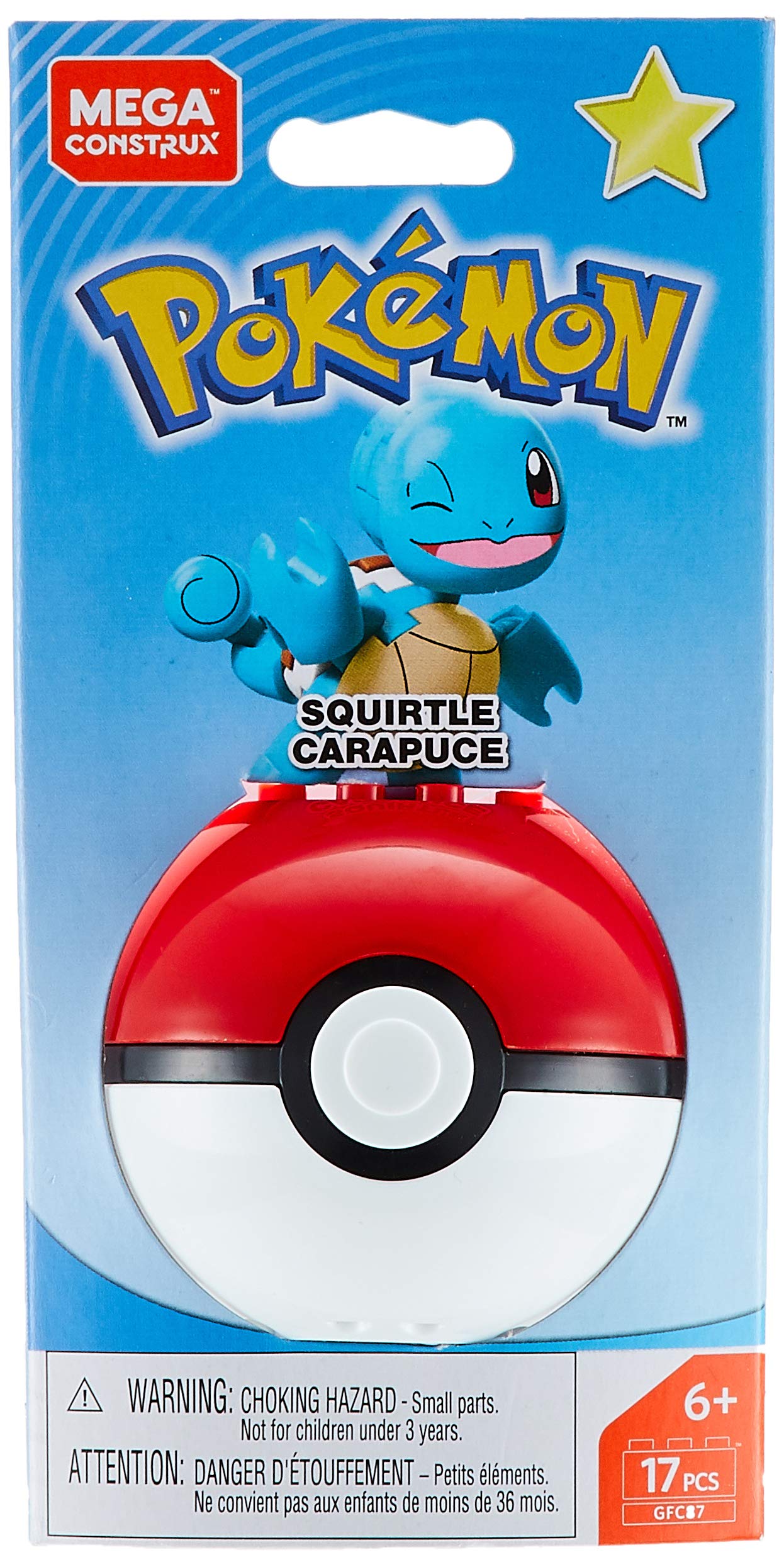 Foto 4 pulgar | Juguete de Construcción Mega Construx Pokémon Squirtle con Pokeball - Venta Internacional
