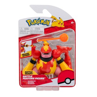 Foto 1 | Figura de Acción Pokémon Magmortar Battle con Cañón Fireball - Venta Internacional