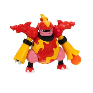 Foto 5 | Figura de Acción Pokémon Magmortar Battle con Cañón Fireball - Venta Internacional