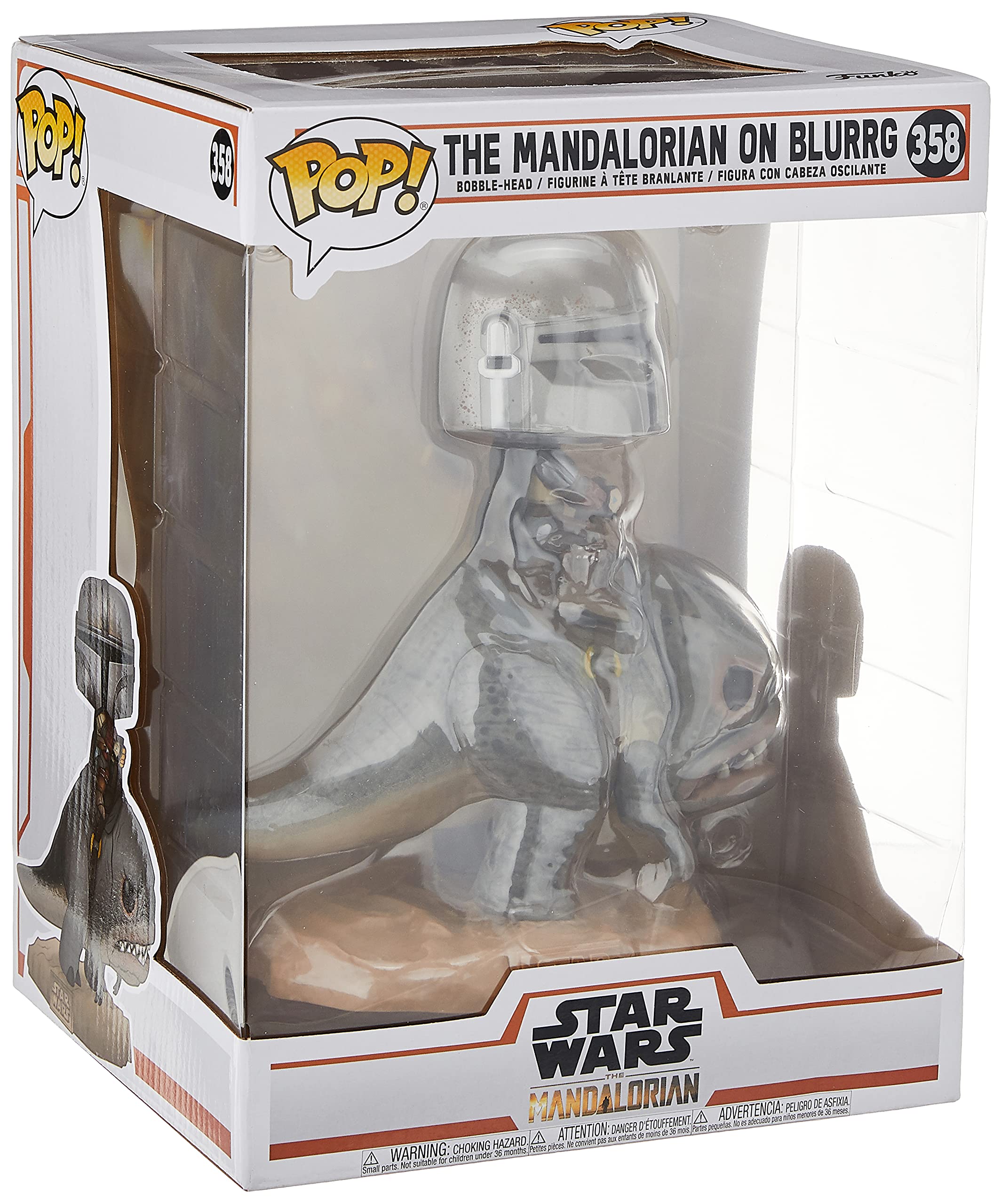 Foto 5 pulgar | Funko Pop! The Mandalorian con Blurrg - Venta Internacional