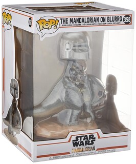 Foto 4 | Funko Pop! The Mandalorian con Blurrg - Venta Internacional