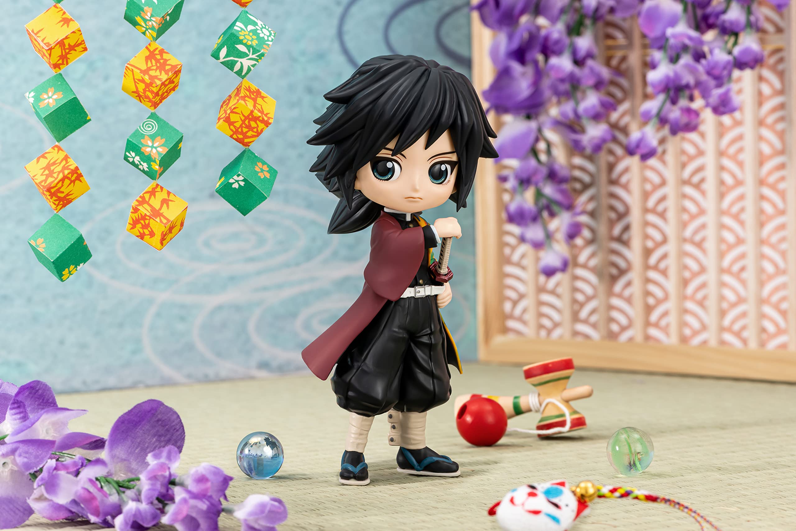 Foto 3 pulgar | Figura Banpresto Demon Slayer Giyu Tomioka Q Posket - Venta Internacional