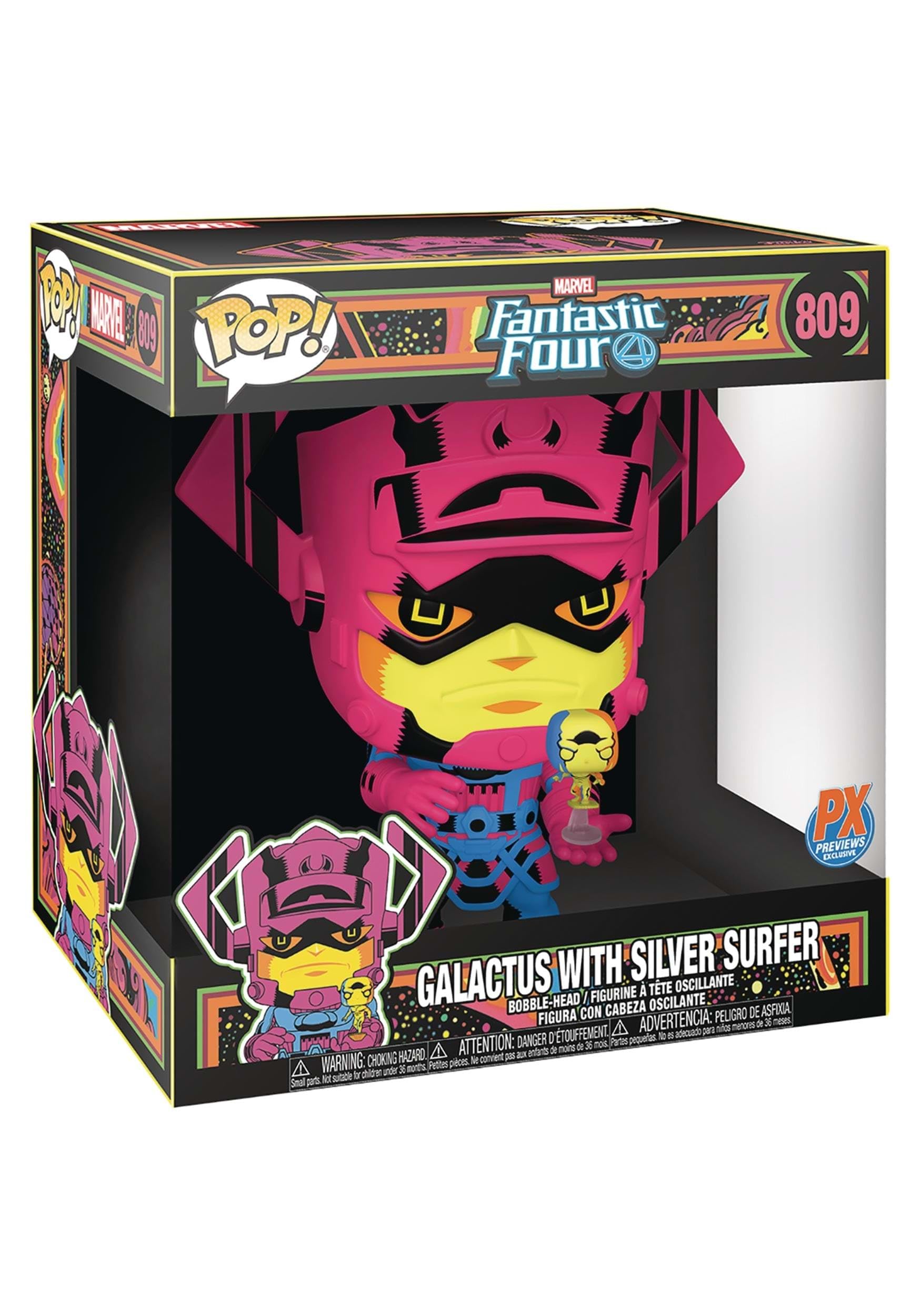 Foto 3 pulgar | Funko Pop! Jumbo Marvel Galactus con Surfer 25 cm - Venta Internacional