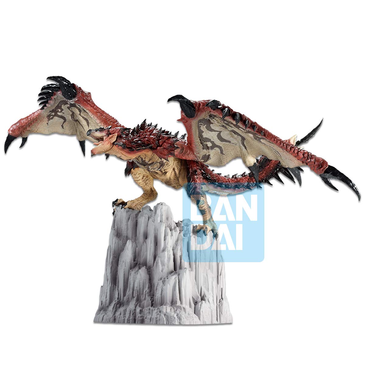 Foto 3 pulgar | Figura Bandai Spirits Ichibansho Monster Hunter Rathalos - Venta Internacional