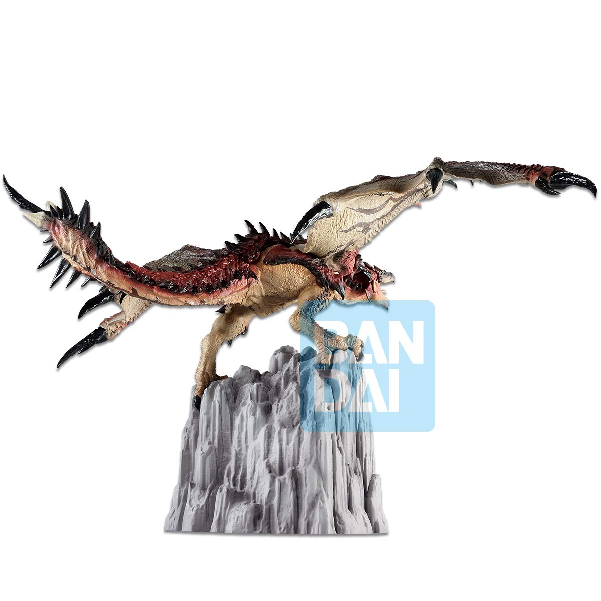 Foto 5 pulgar | Figura Bandai Spirits Ichibansho Monster Hunter Rathalos - Venta Internacional
