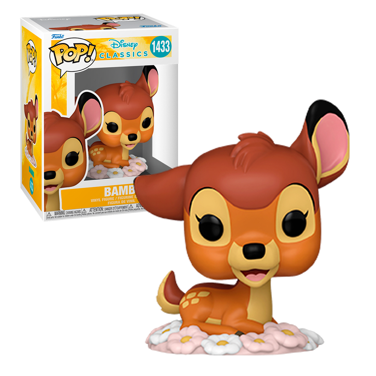 Foto 3 | Funko Pop Bambi con Flores 1433 Película Clásico de Disney