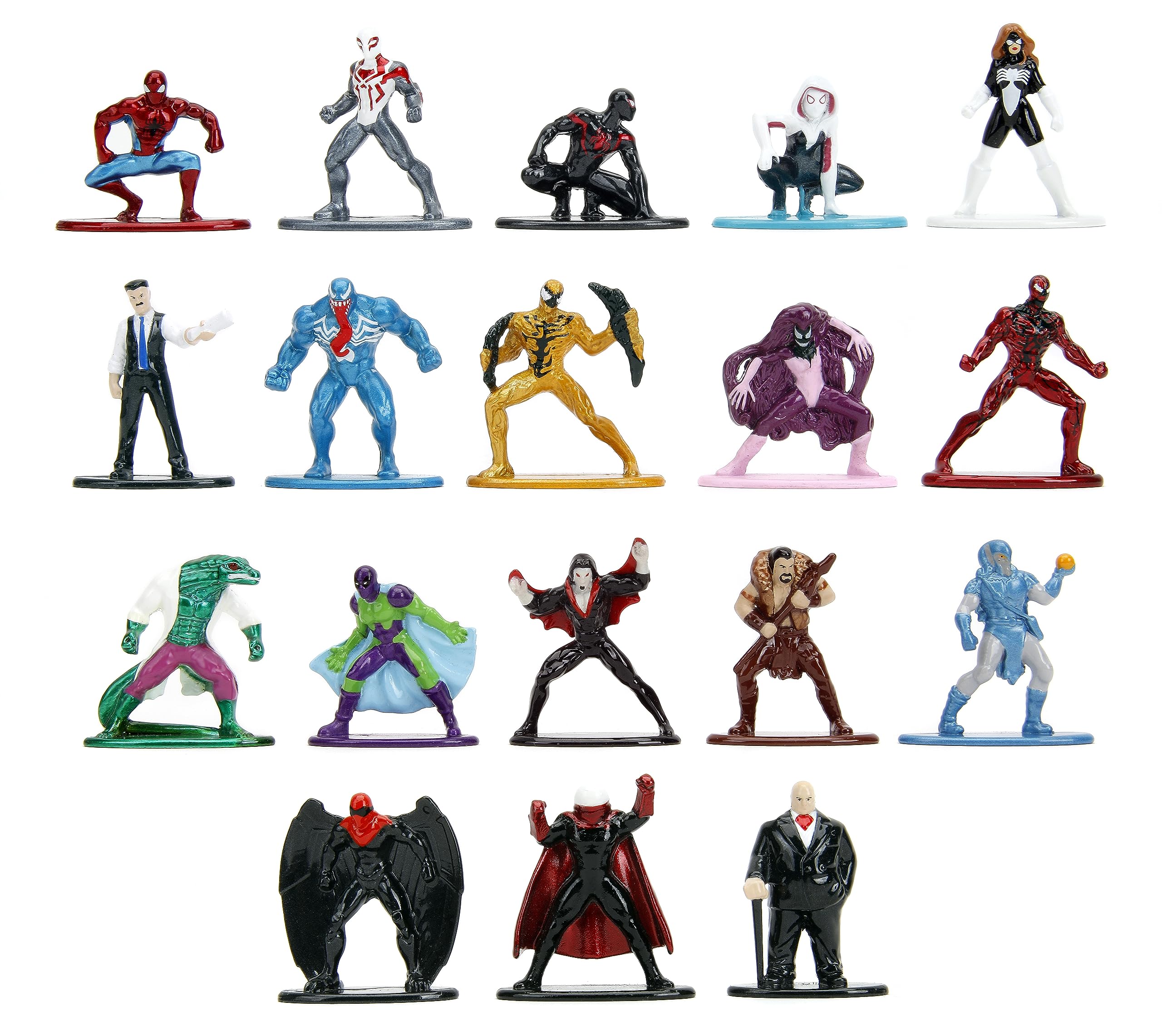 Foto 2 pulgar | Figuras Marvel Spider-Man Paquete de 18 Unidades - Serie 9 - Venta Internacional