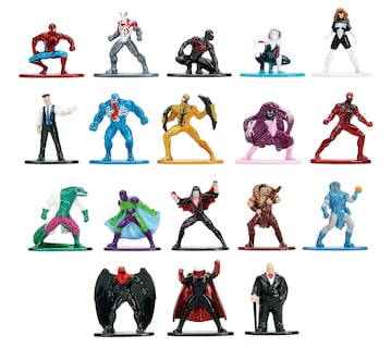 Foto 1 | Figuras Marvel Spider-Man Paquete de 18 Unidades - Serie 9 - Venta Internacional