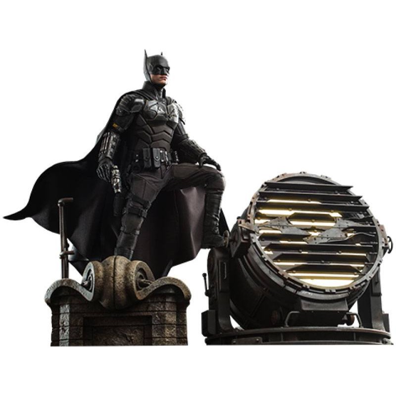 Foto 1 | Figura Hot Toys Escala 1:6 DC The Batman (2022): Batman y Batiseñal