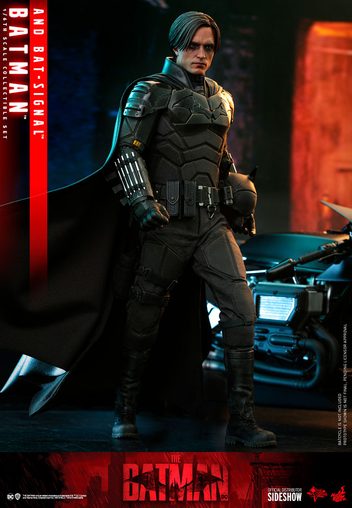 Foto 3 pulgar | Figura Hot Toys Escala 1:6 DC The Batman (2022): Batman y Batiseñal