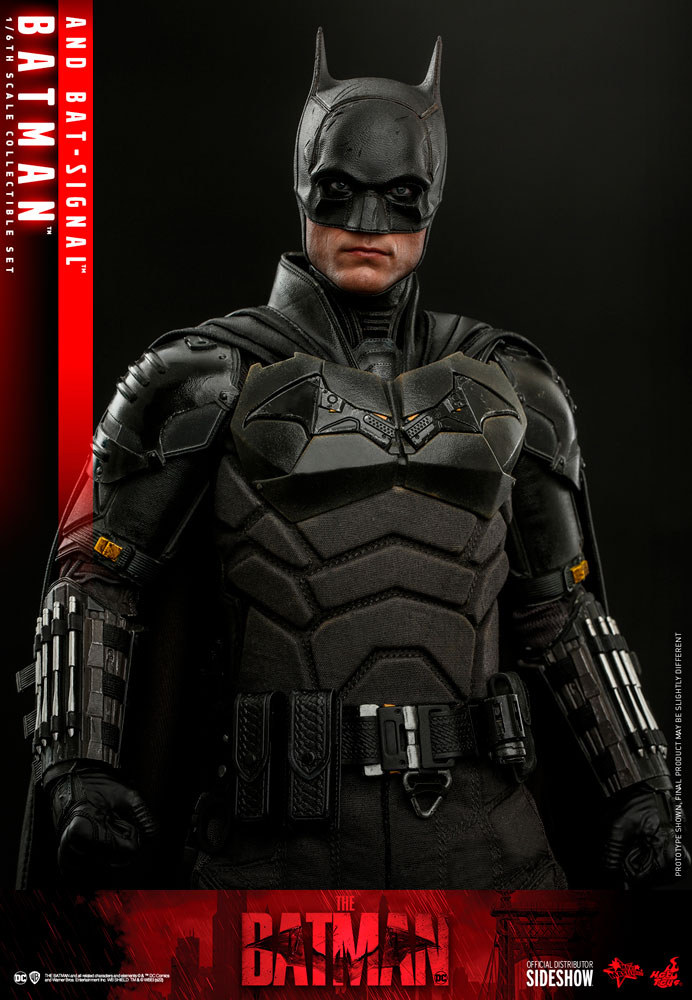 Foto 3 | Figura Hot Toys Escala 1:6 DC The Batman (2022): Batman y Batiseñal