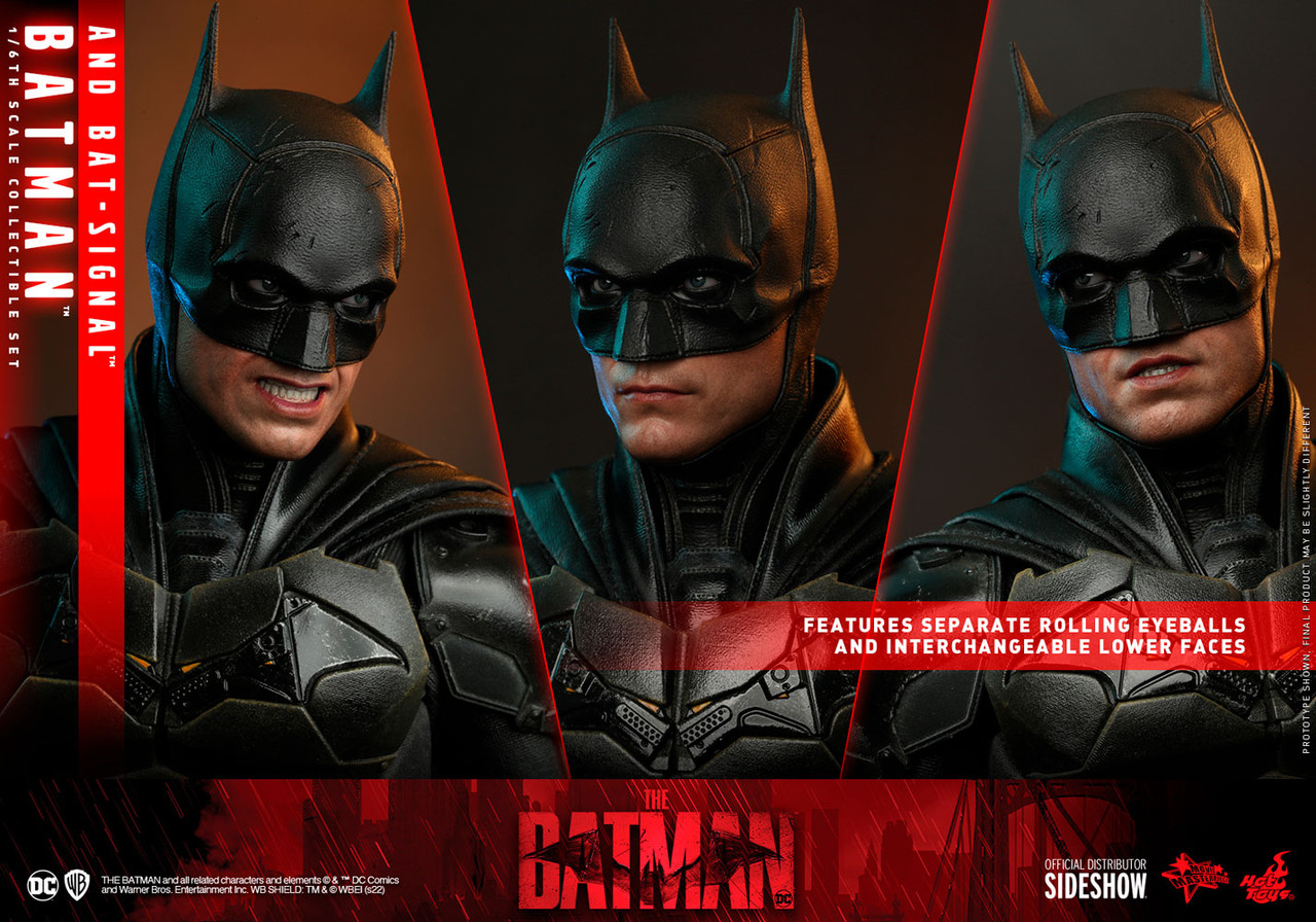 Foto 5 | Figura Hot Toys Escala 1:6 DC The Batman (2022): Batman y Batiseñal