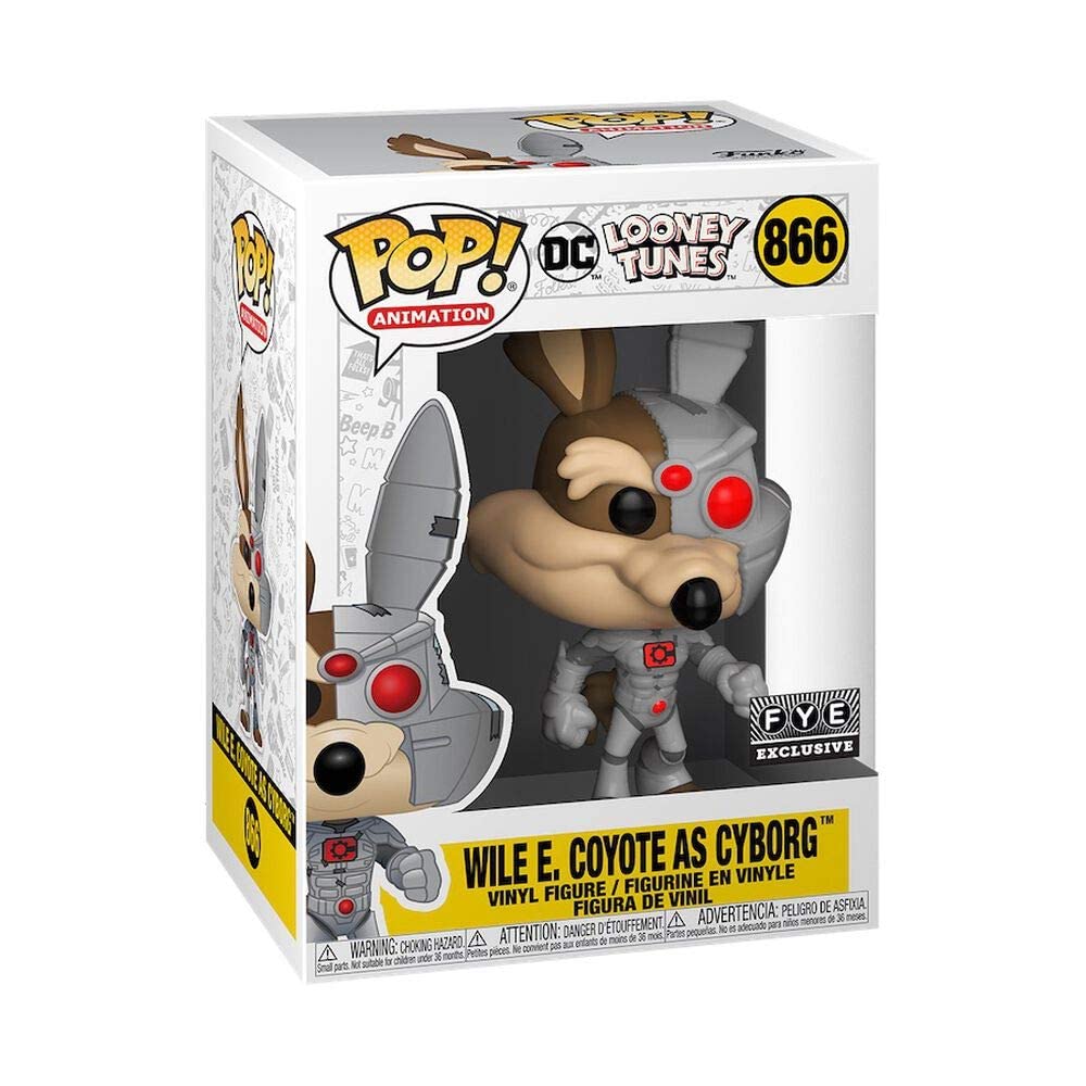 Foto 2 pulgar | Funko Pop! DC Looney Tunes Wile E. Coyote como Cyborg - Venta Internacional