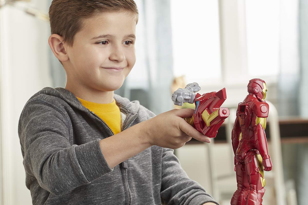 Foto 5 pulgar | Figura de Acción Avengers Marvel Titan Hero Iron Man 30 cm - Venta Internacional