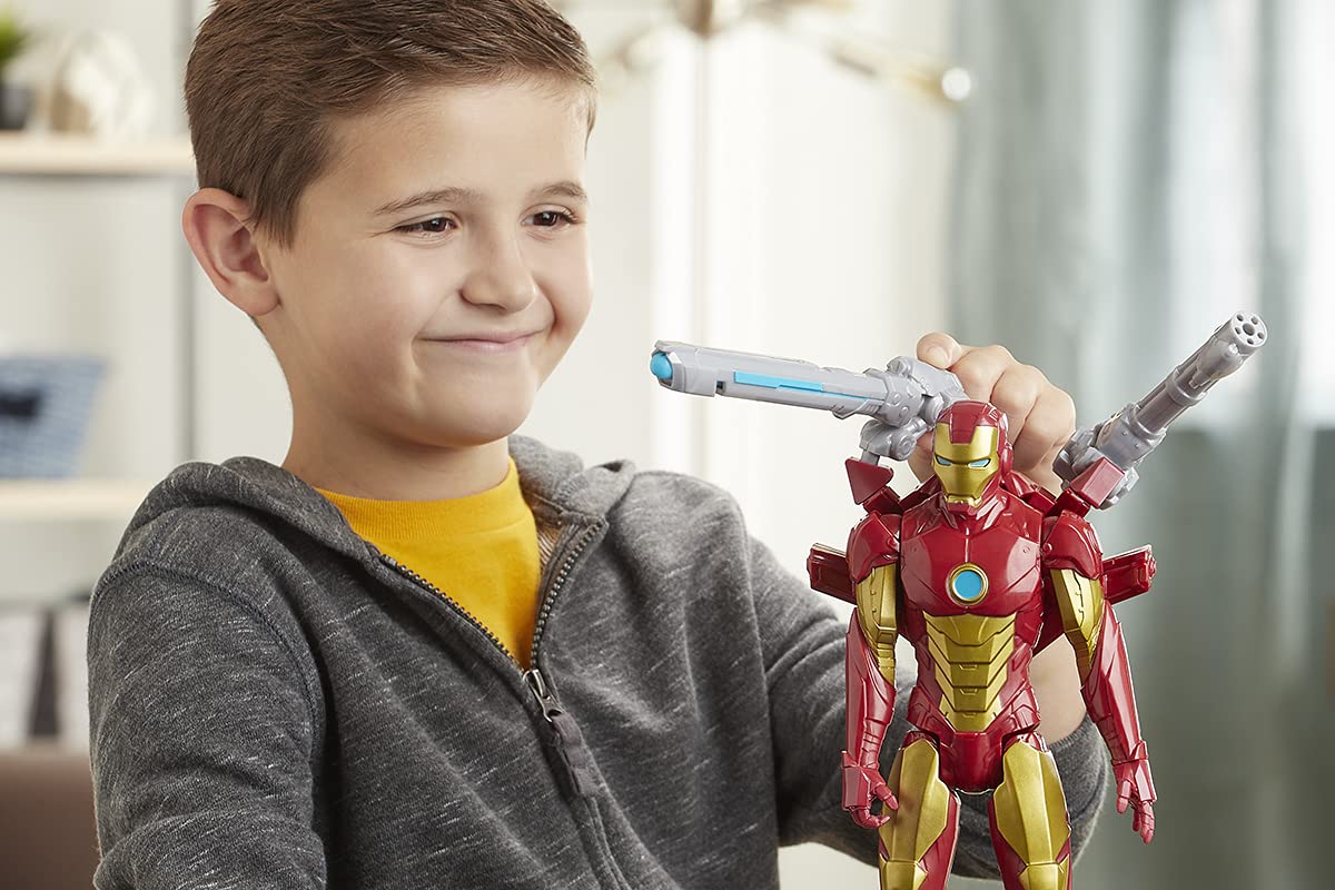 Foto 7 pulgar | Figura de Acción Avengers Marvel Titan Hero Iron Man 30 cm - Venta Internacional