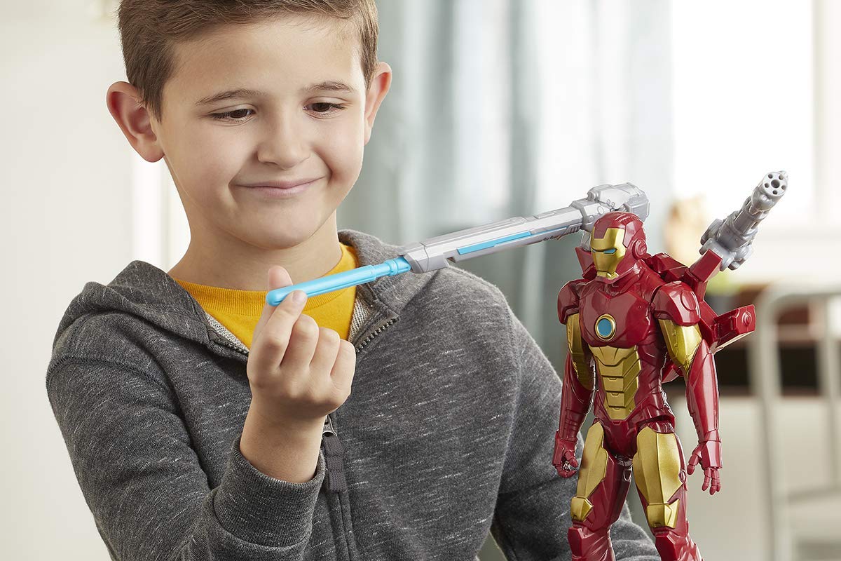 Foto 8 pulgar | Figura de Acción Avengers Marvel Titan Hero Iron Man 30 cm - Venta Internacional