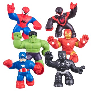 Foto 1 | Figuras de Acción Heroes Of Goo Jit Zu Marvel Mega Mini 6 Piezas - Venta Internacional