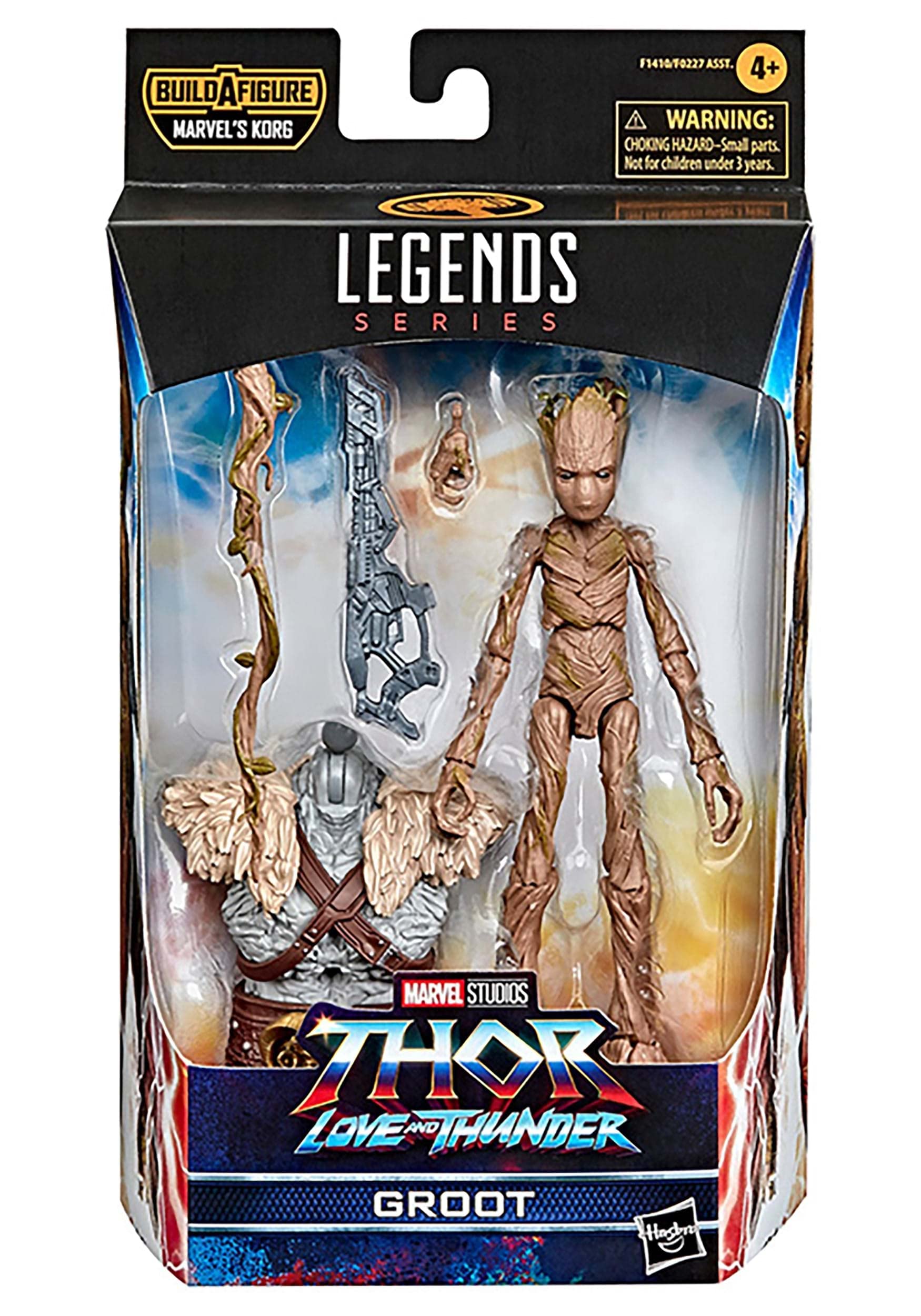 Foto 4 pulgar | Figura de Acción Marvel Legends Series Thor: Love and Thunder Groot 15 cm - Venta Internacional