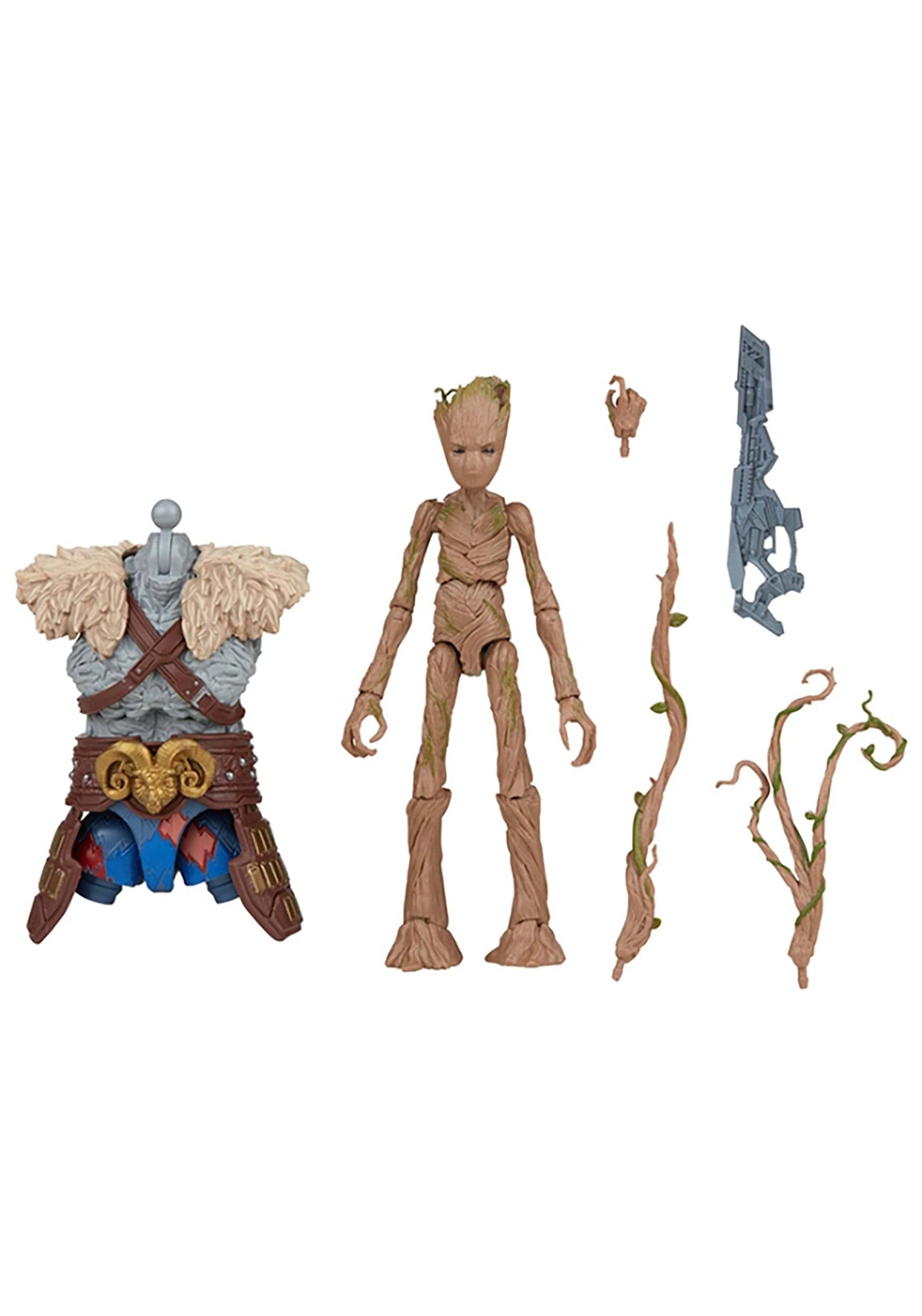 Foto 6 pulgar | Figura de Acción Marvel Legends Series Thor: Love and Thunder Groot 15 cm - Venta Internacional