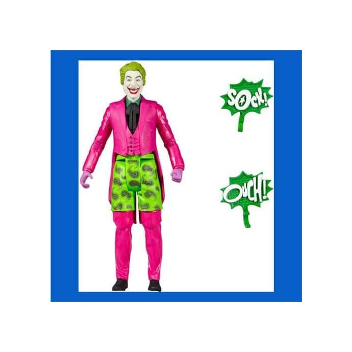 Foto 3 pulgar | Figura McFarlane DC Retro Batman 66 The Joker - Venta Internacional