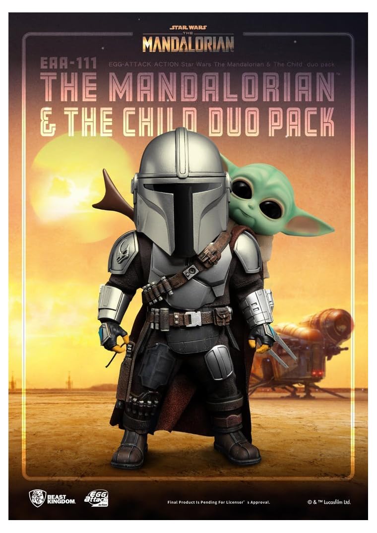 Foto 2 pulgar | Figura Beast Kingdom The Mandalorian & The Child - Venta Internacional