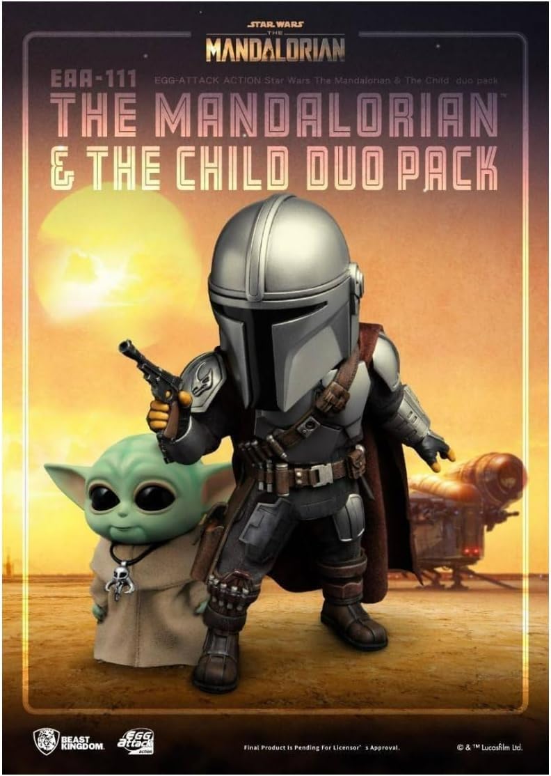 Foto 3 pulgar | Figura Beast Kingdom The Mandalorian & The Child - Venta Internacional
