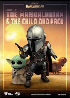 Foto 2 | Figura Beast Kingdom The Mandalorian & The Child - Venta Internacional