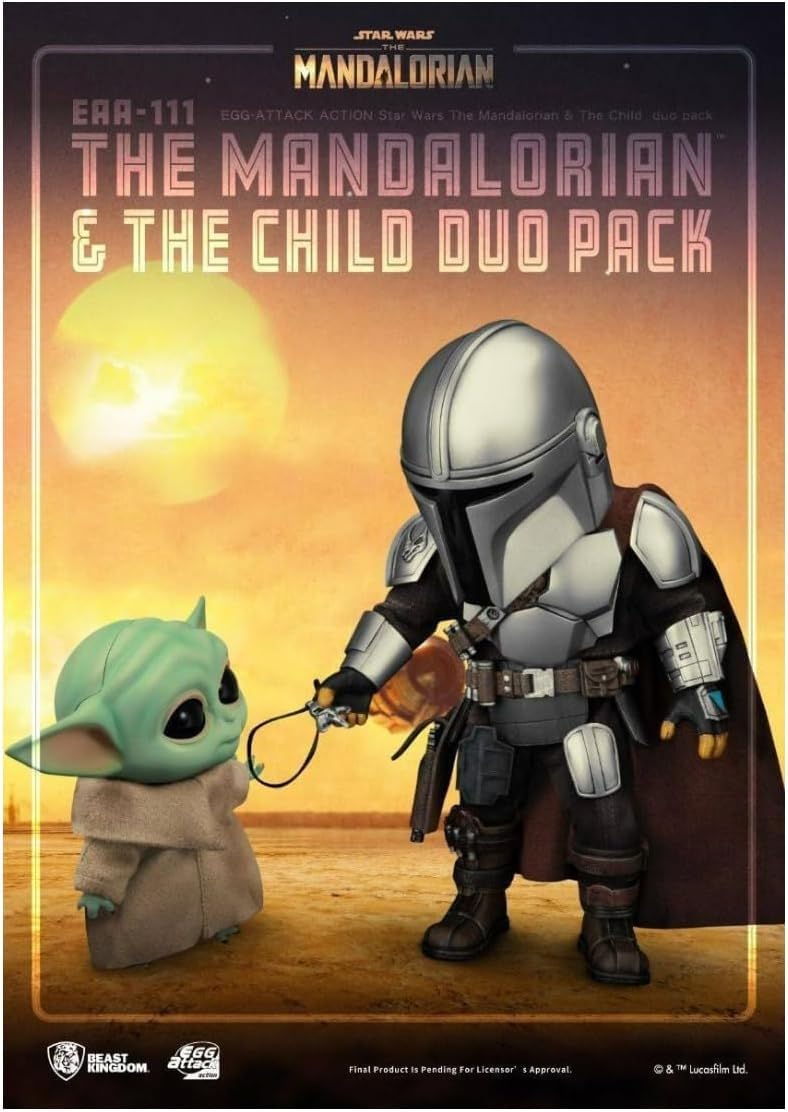 Foto 5 pulgar | Figura Beast Kingdom The Mandalorian & The Child - Venta Internacional