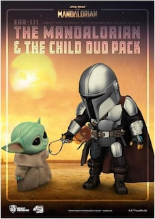 Foto 4 | Figura Beast Kingdom The Mandalorian & The Child - Venta Internacional