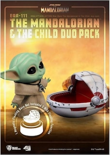 Foto 5 | Figura Beast Kingdom The Mandalorian & The Child - Venta Internacional