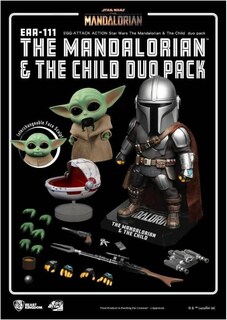 Foto 6 | Figura Beast Kingdom The Mandalorian & The Child - Venta Internacional
