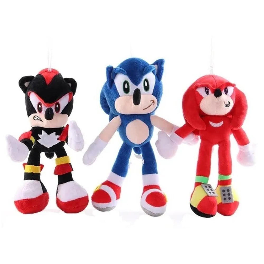 Foto 3 pulgar | Set de Peluche Sonic y Sus Amigos 28 cm 6 Piezas - Venta Internacional