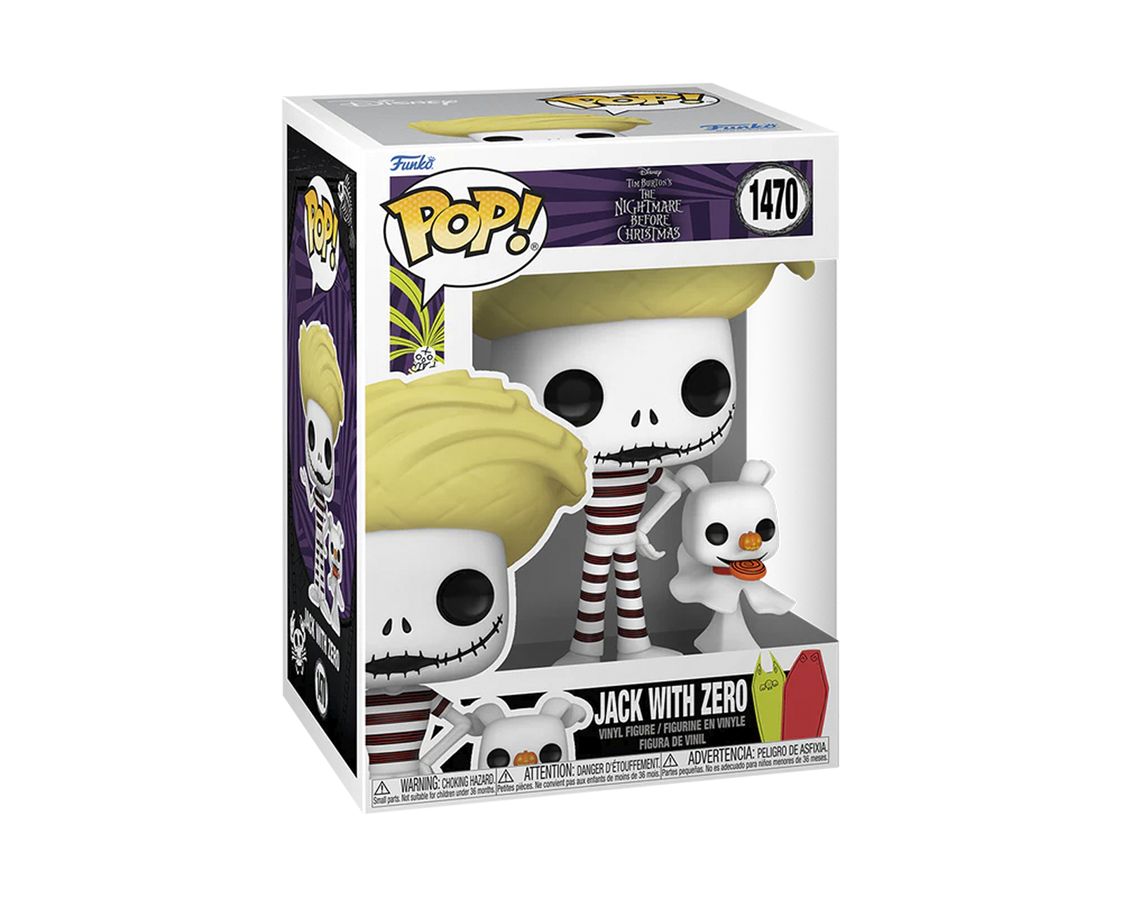 Foto 2 | Funko Pop Extraño Mundo De Jack Con Zero 1470