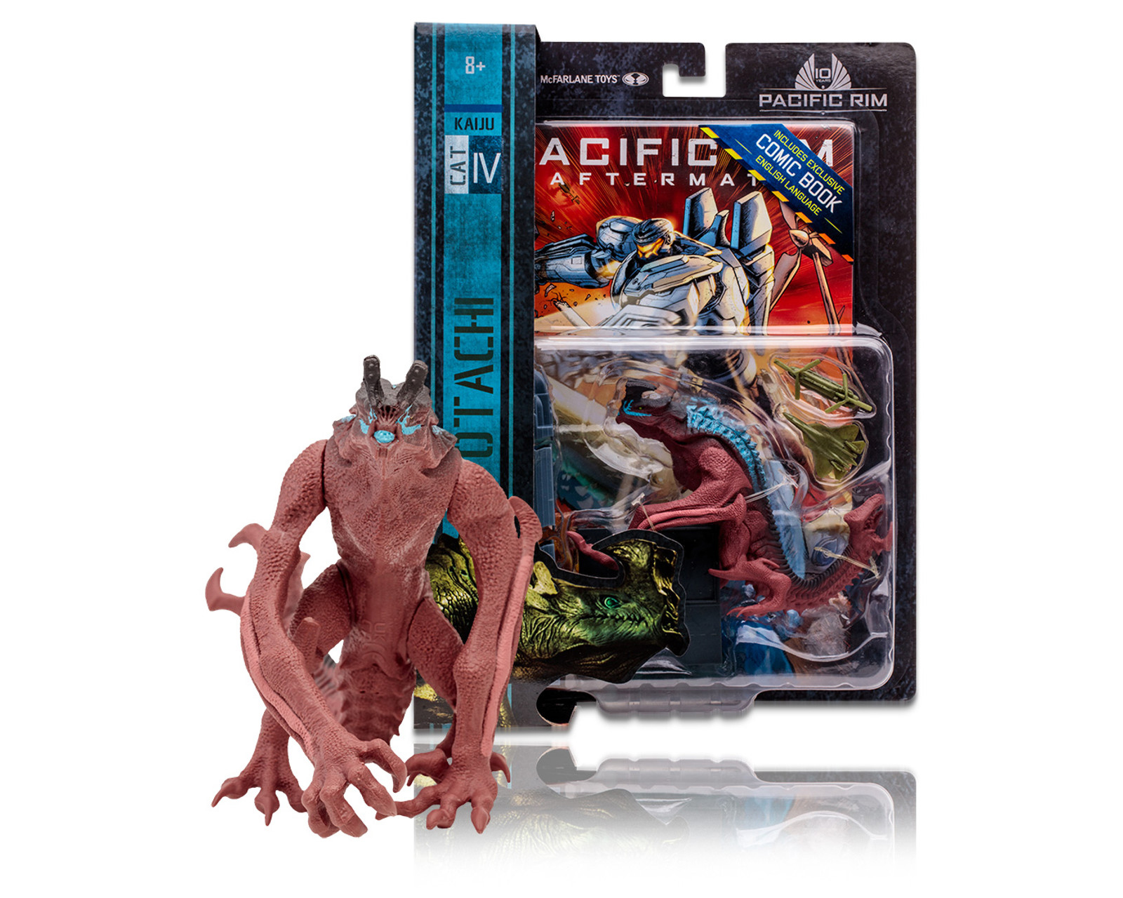 Mcfarlane Titanes Del Pacifico - Kaiju Otachi Con Comic