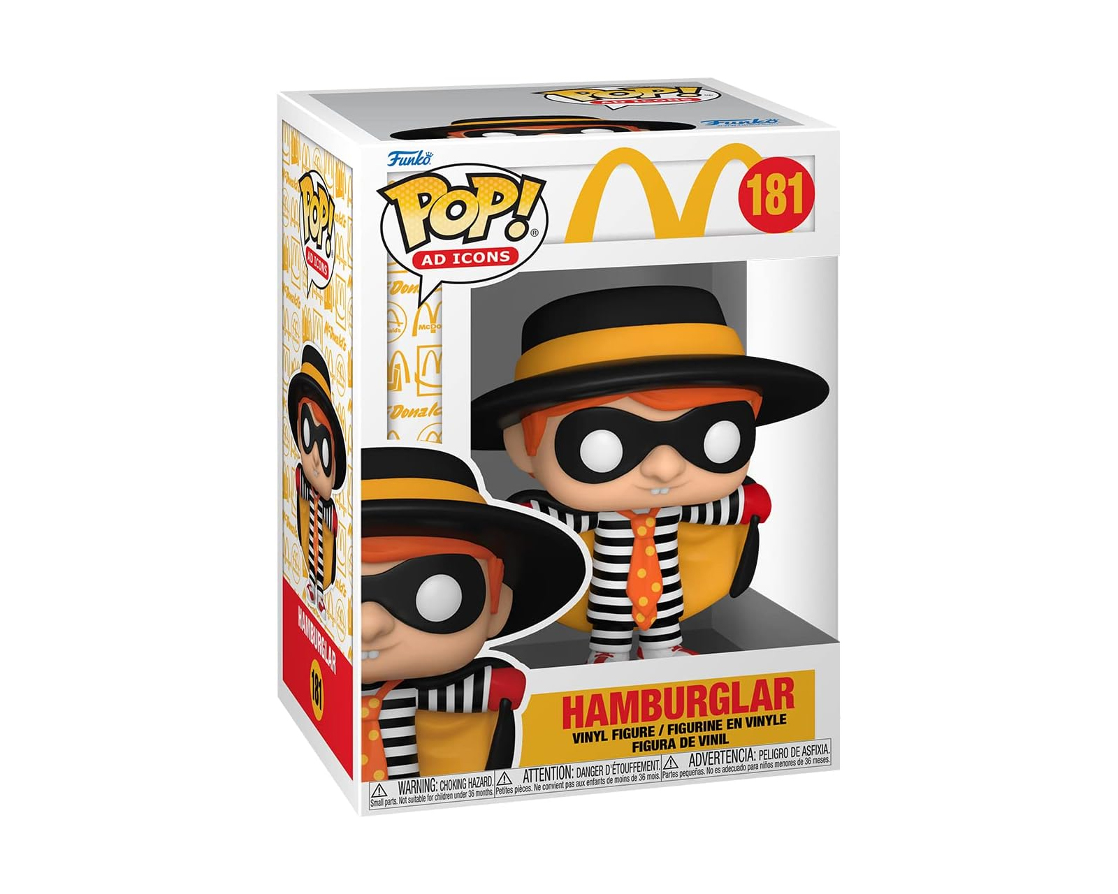 Foto 3 pulgar | Funko Pop Ad Icons Mcdonalds Hamburglar 181