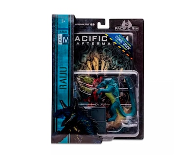 Foto 2 | Mcfarlane Titanes Del Pacifico - Kaiju Raiju Con Comic