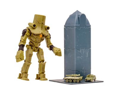 Foto 2 | Mcfarlane Titanes Del Pacifico Cherno Alpha Figura Con Comic