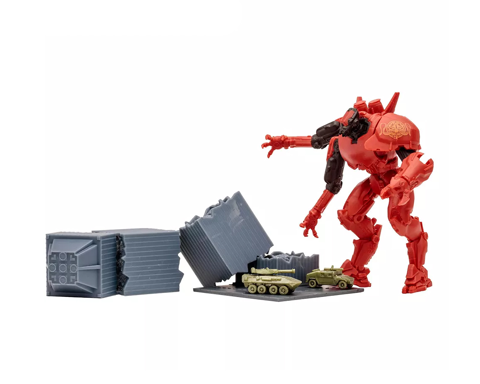 Foto 4 pulgar | Mcfarlane Titanes Del Pacifico - Crimson Typhoon Con Comic
