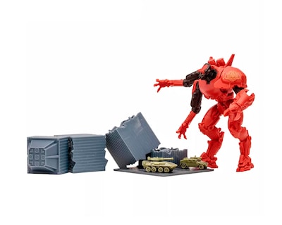 Foto 3 | Mcfarlane Titanes Del Pacifico - Crimson Typhoon Con Comic