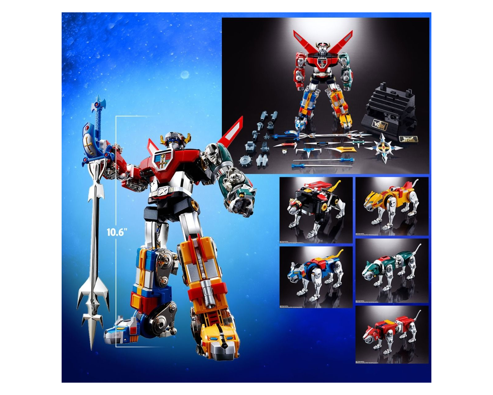 Foto 3 pulgar | Bandai Soul Of Chogokin Defender Gx-71sp Voltron 50th