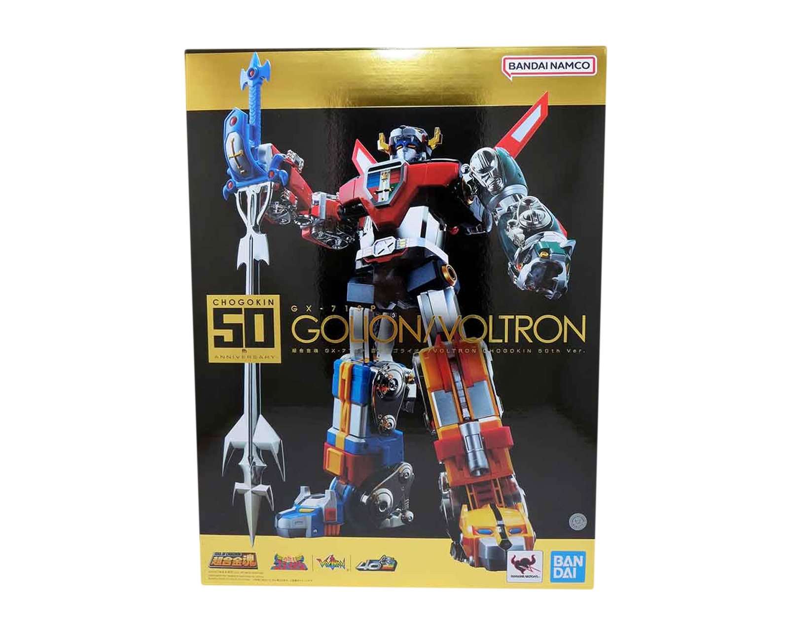 Foto 8 pulgar | Bandai Soul Of Chogokin Defender Gx-71sp Voltron 50th