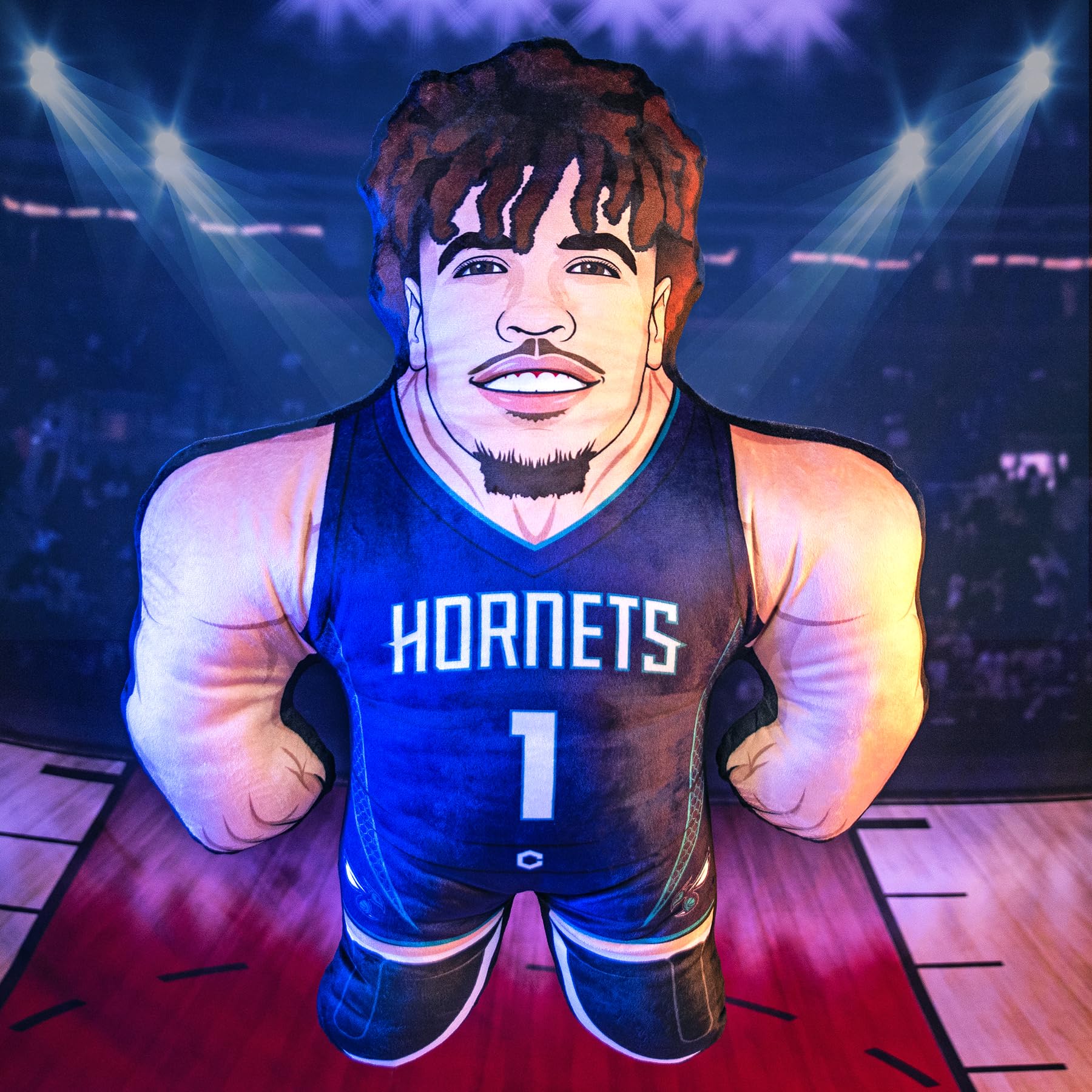 Foto 5 pulgar | Peluche Bleacher Creatures Charlotte Hornets Lamelo Ball 24 - Venta Internacional.