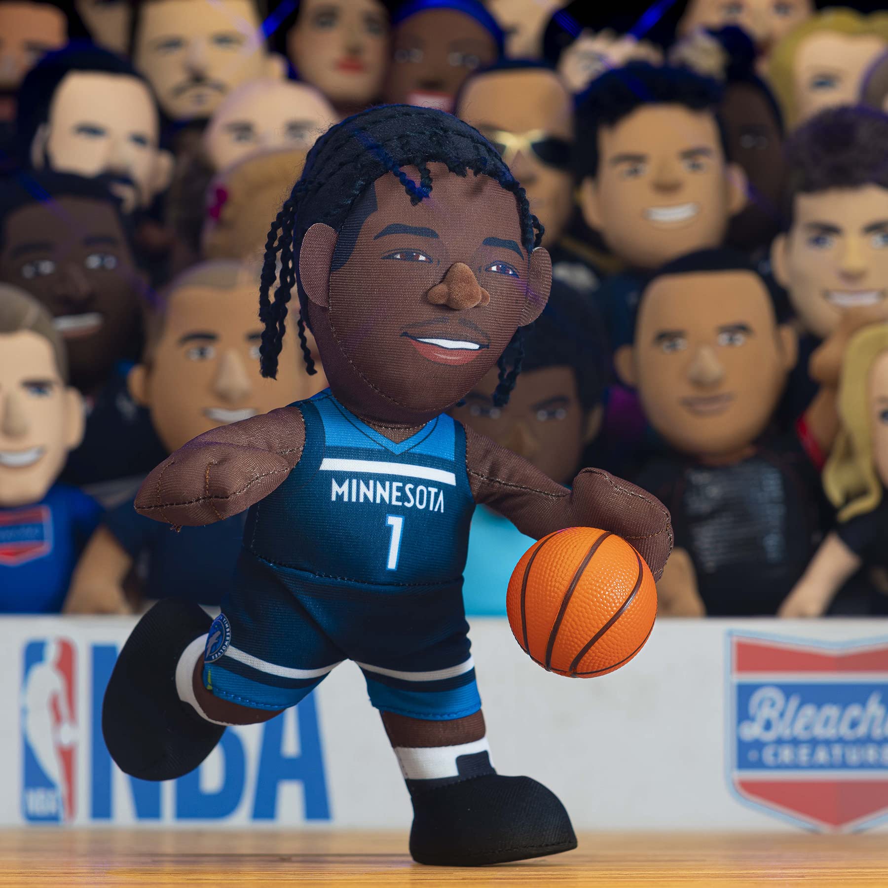 Foto 3 pulgar | Figura De Peluche Bleacher Creatures Minnesota Timberwolves - Venta Internacional.