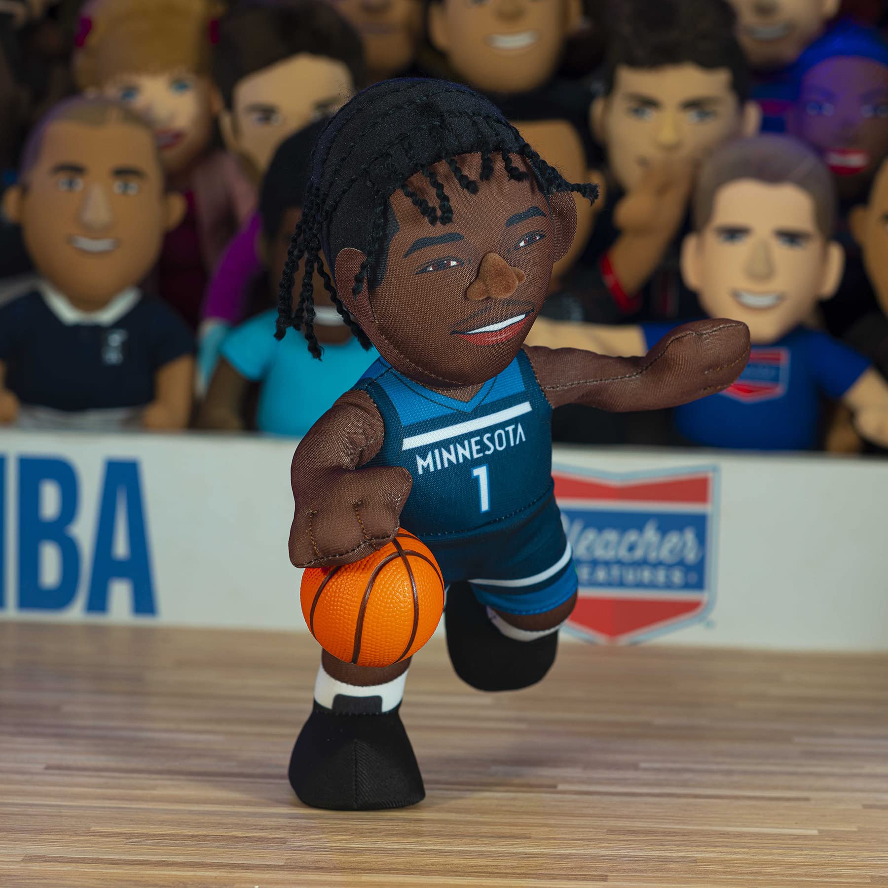 Foto 6 pulgar | Figura De Peluche Bleacher Creatures Minnesota Timberwolves - Venta Internacional.