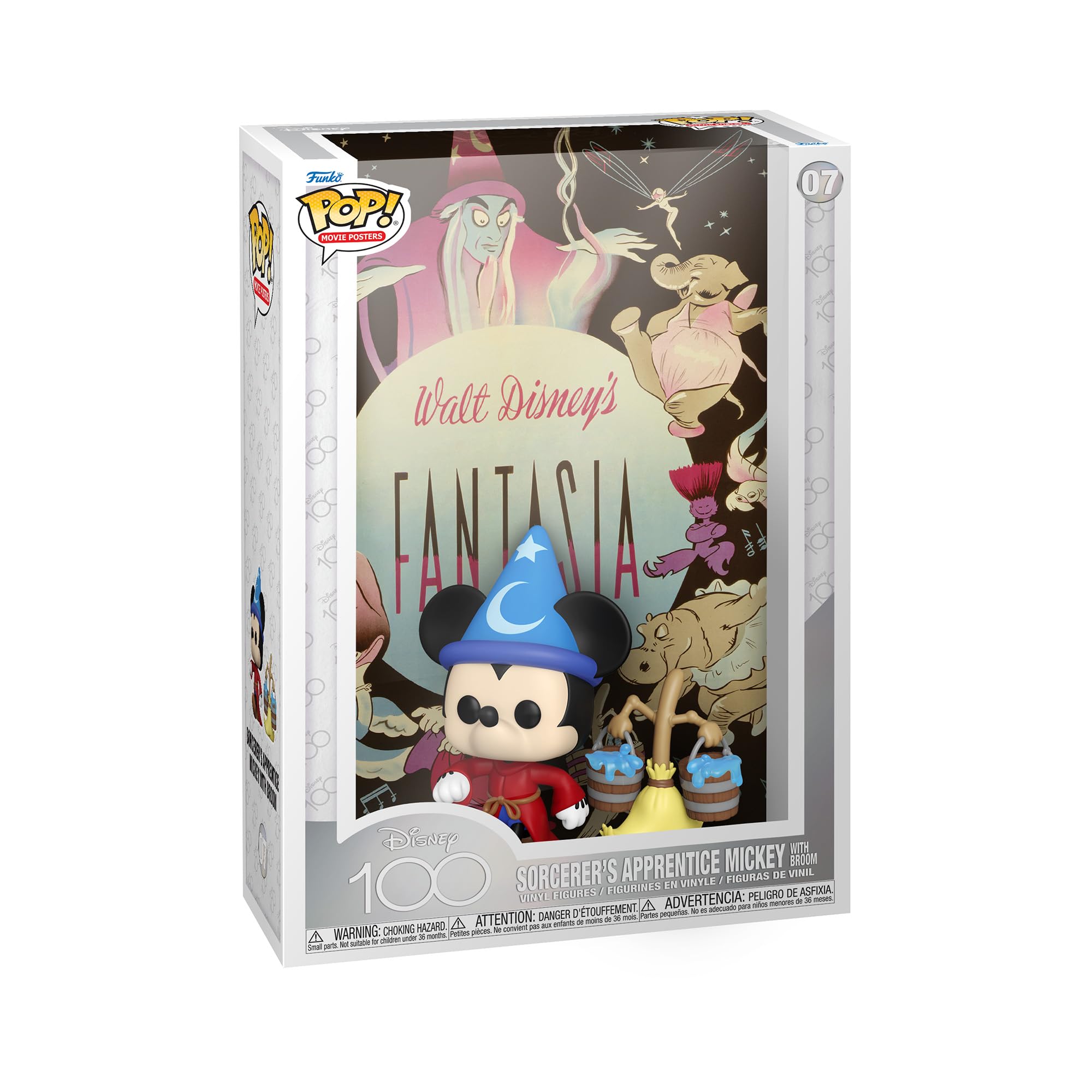 Foto 2 pulgar | Figura De Acción Funko Pop! Disney 100 Fantasia Mickey - Venta Internacional.