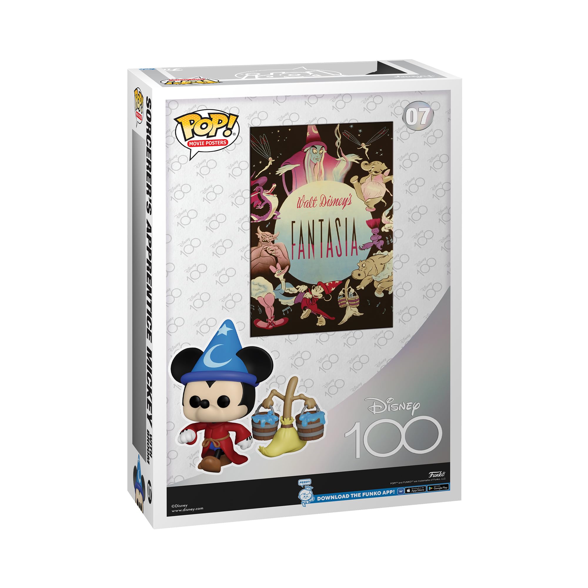Foto 4 pulgar | Figura De Acción Funko Pop! Disney 100 Fantasia Mickey - Venta Internacional.
