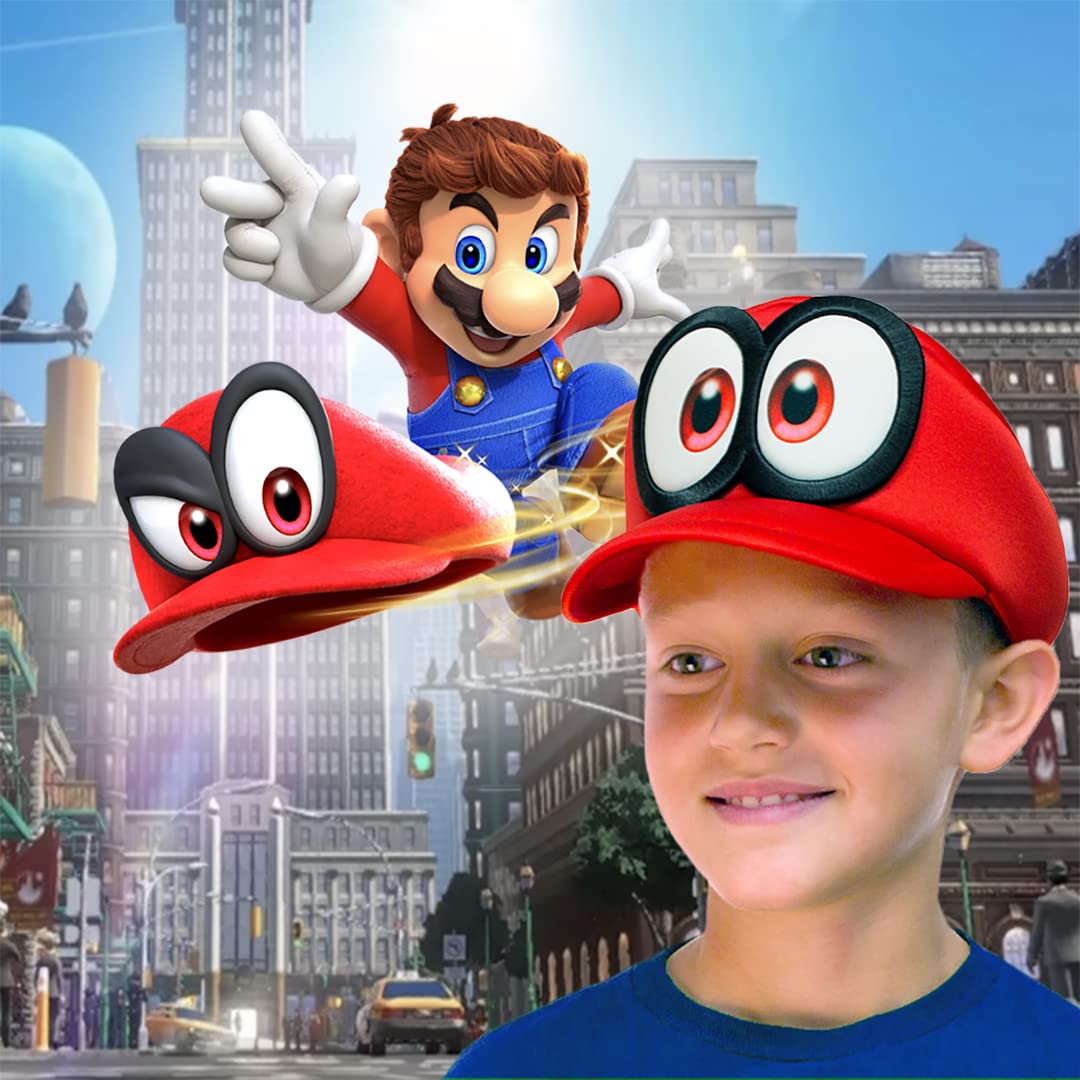 Foto 5 pulgar | Gorra Cappy De Nintendo Super Mario Odyssey Con Accesorio De Cosplay - Venta Internacional.